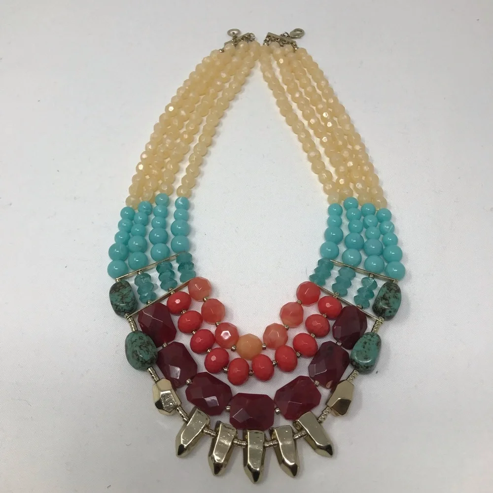 Anthro “Quimera Layered Necklace” - Picture 4 of 12